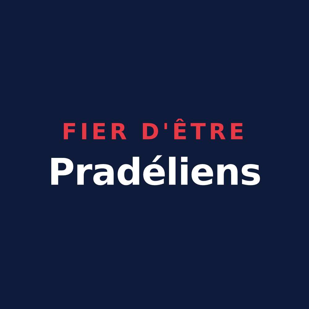 T-shirt « Fier d'être Pradéliens » — design pour Laval-Pradel