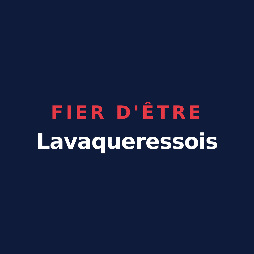T-shirt « Fier d'être Lavaqueressois » — design pour Lavaqueresse