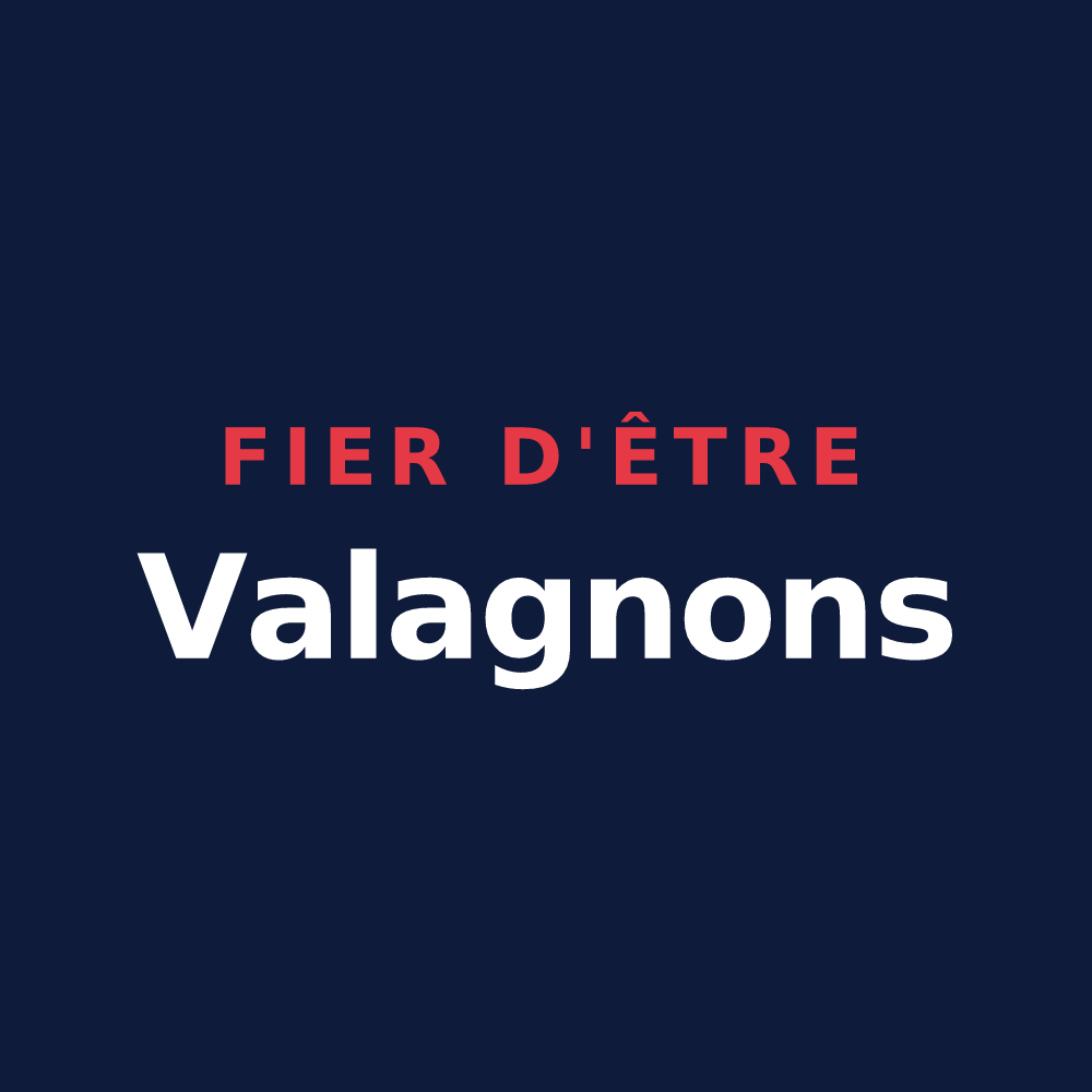 T-shirt « Fier d'être Valagnons » — design pour Laveissière