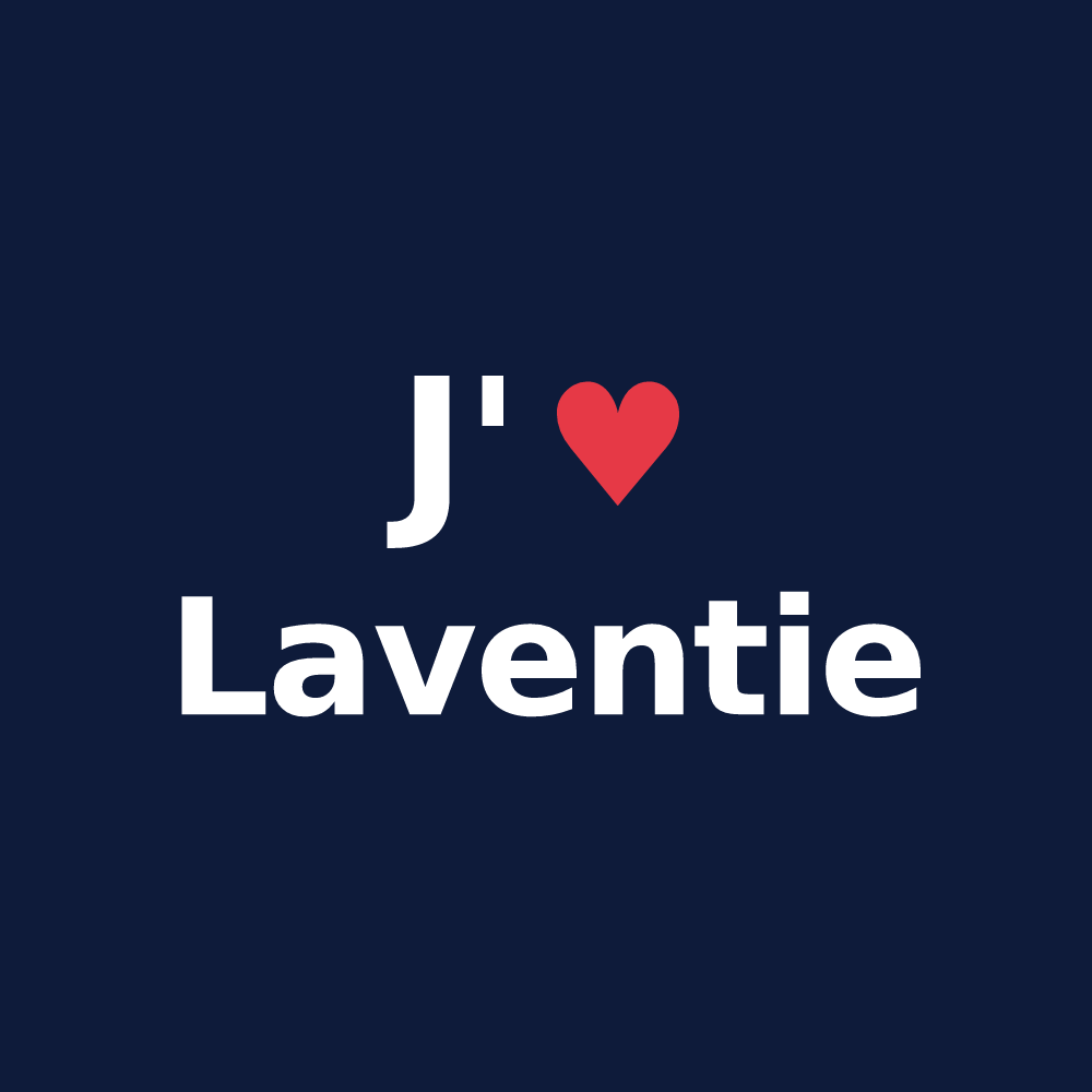 T-shirt personnalisé Laventie — design J'aime Laventie