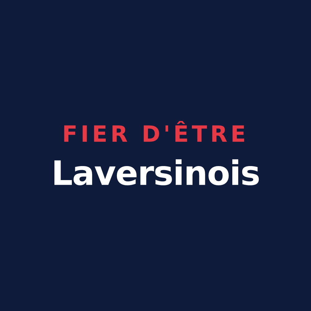 T-shirt « Fier d'être Laversinois » — design pour Laversine