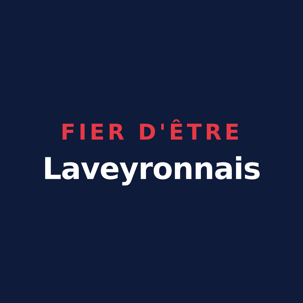 T-shirt « Fier d'être Laveyronnais » — design pour Laveyron
