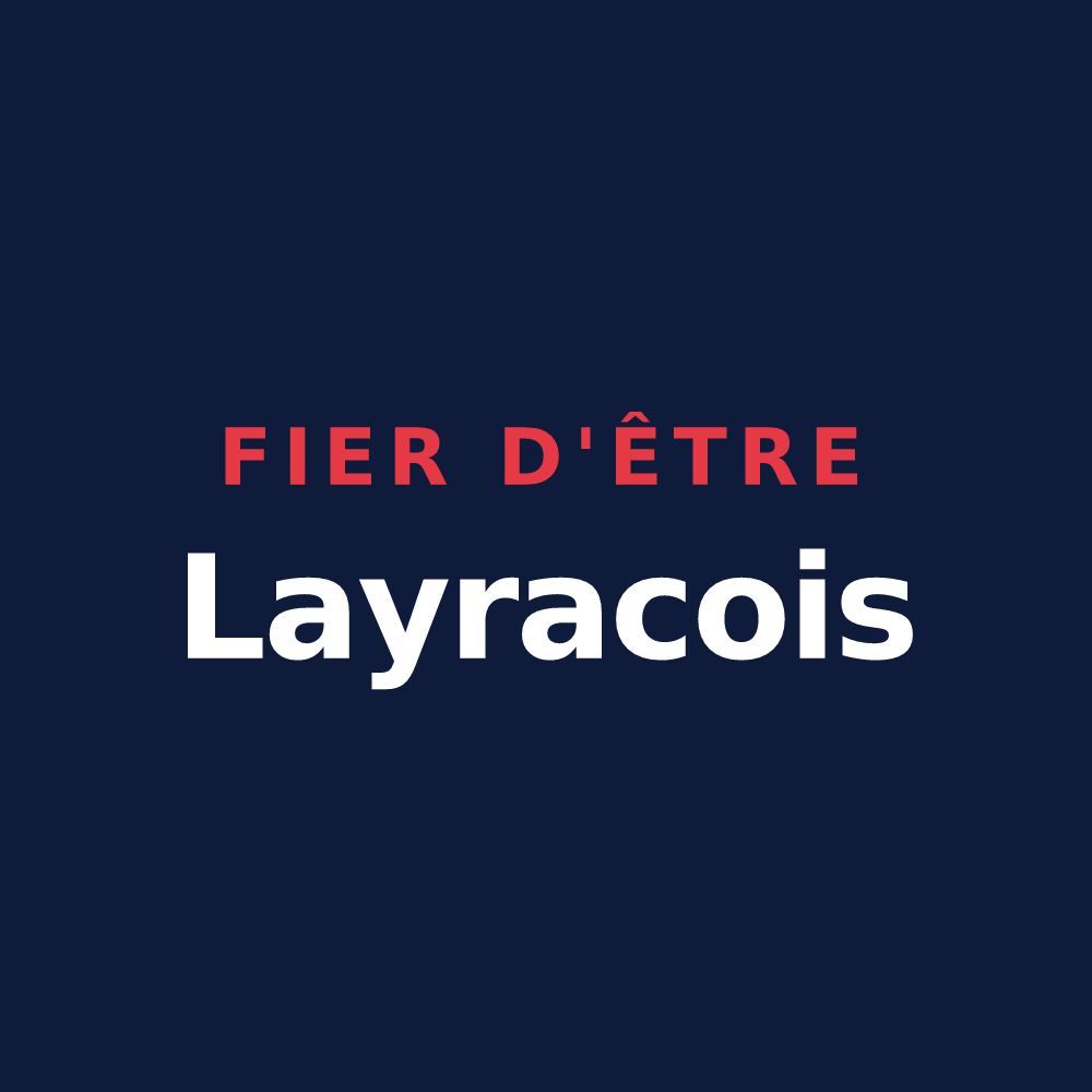 T-shirt « Fier d'être Layracois » — design pour Layrac-sur-Tarn