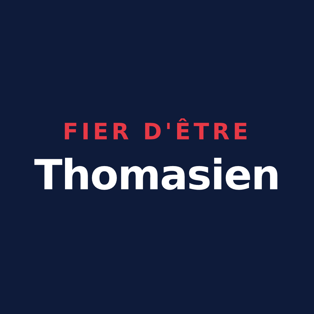 T-shirt « Fier d'être Thomasien » — design pour Le Bec-Thomas