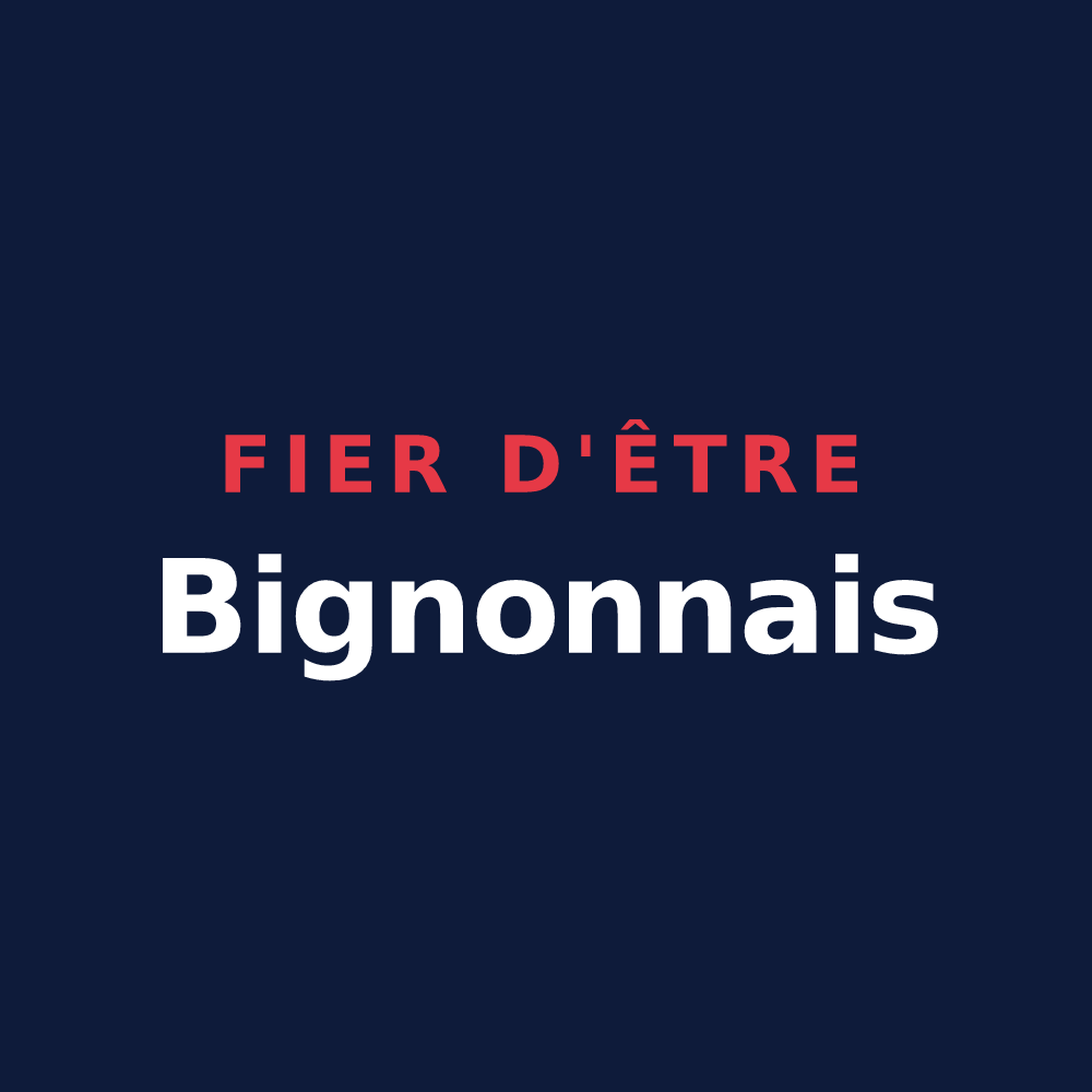 T-shirt « Fier d'être Bignonnais » — design pour Le Bignon-du-Maine