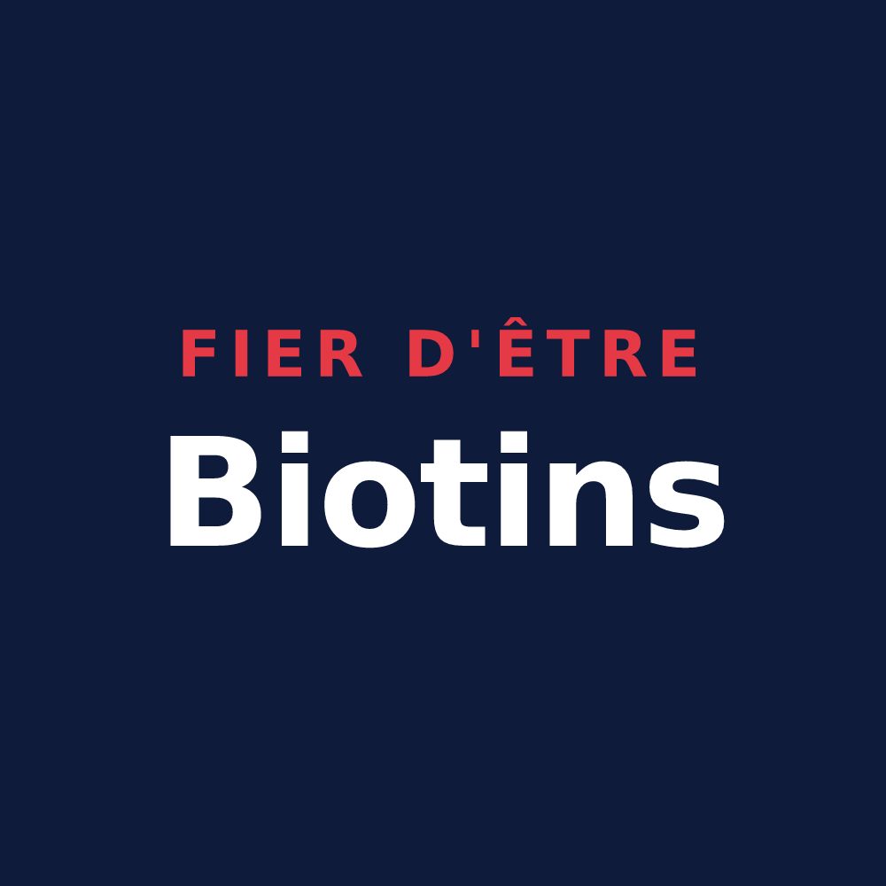 T-shirt « Fier d'être Biotins » — design pour Le Biot