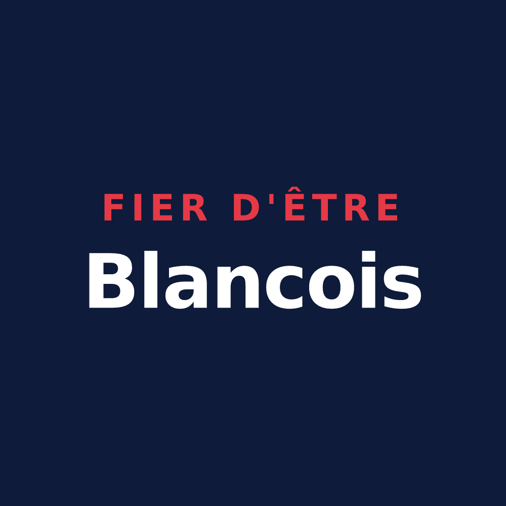 T-shirt « Fier d'être Blancois » — design pour Le Blanc