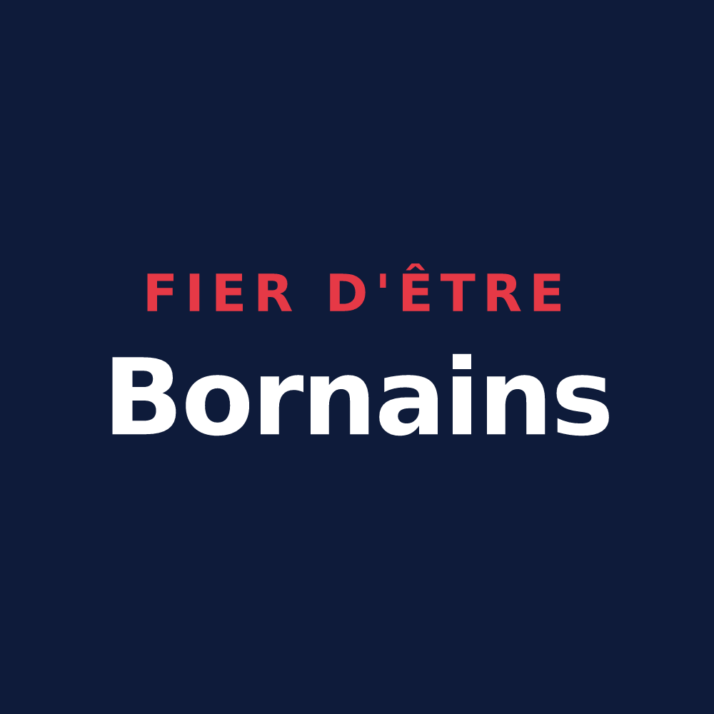 T-shirt « Fier d'être Bornains » — design pour Le Born