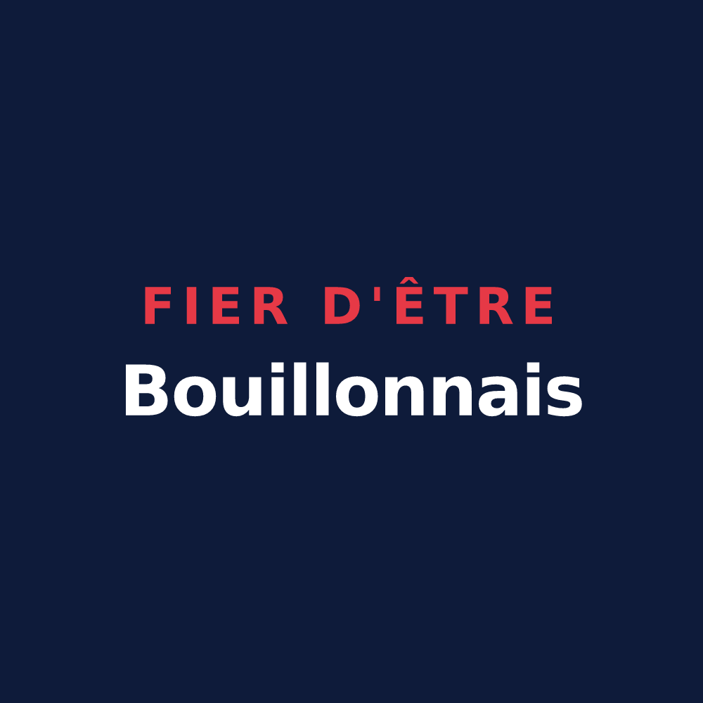 T-shirt « Fier d'être Bouillonnais » — design pour Le Bouillon