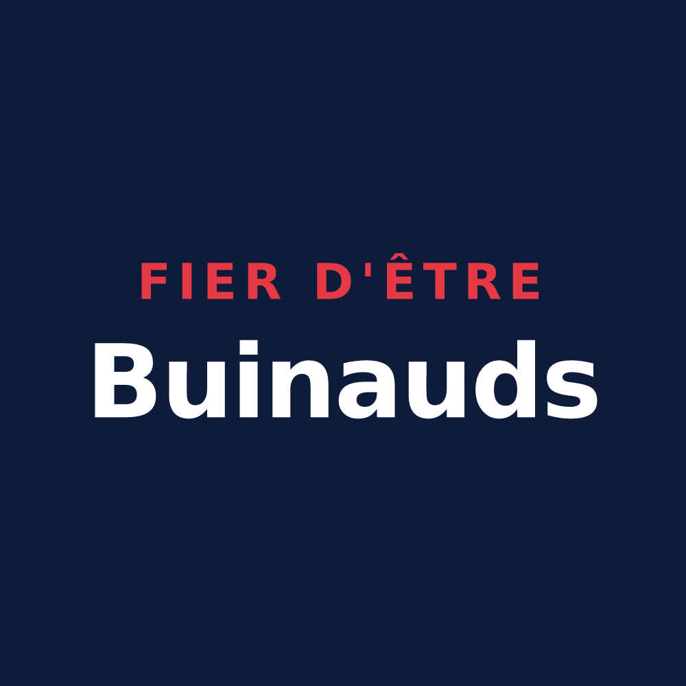 T-shirt « Fier d'être Buinauds » — design pour Le Buis