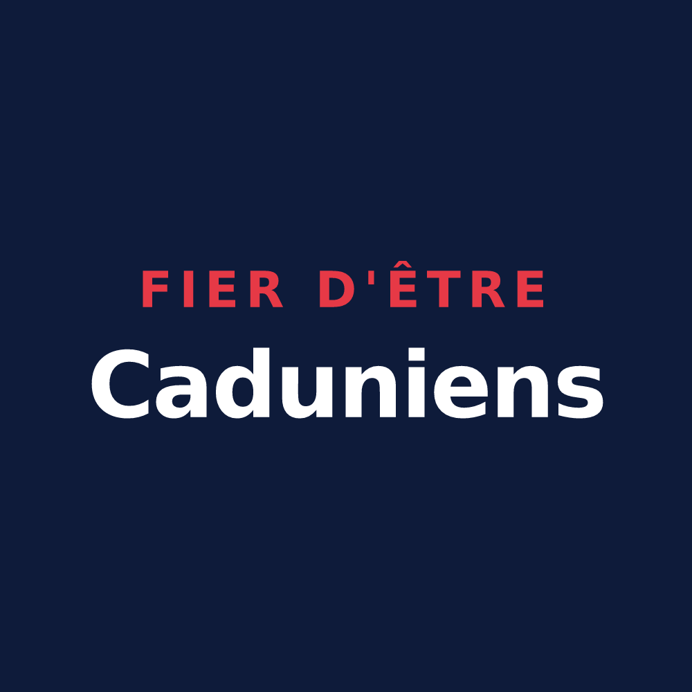 T-shirt « Fier d'être Caduniens » — design pour Le Buisson-de-Cadouin