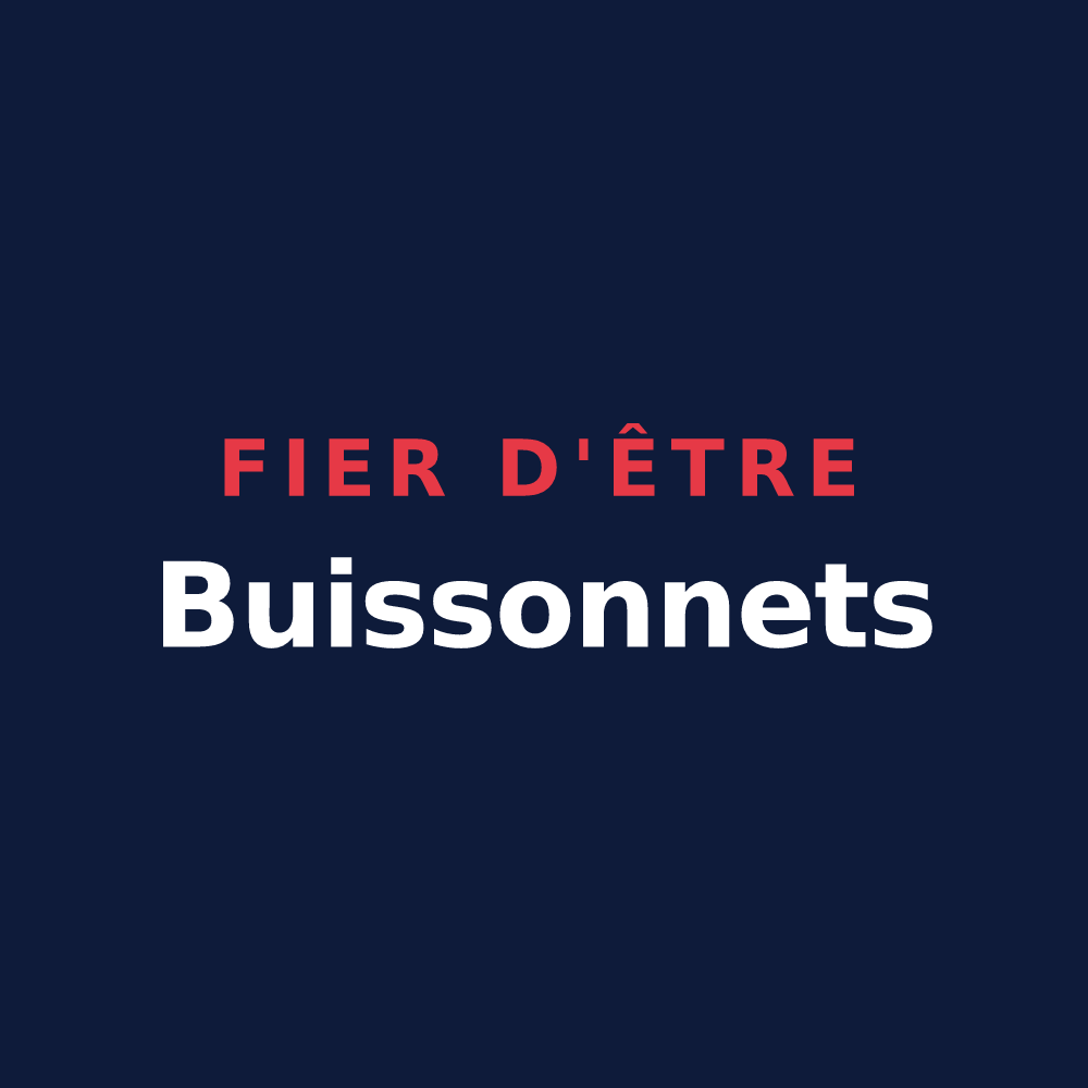 T-shirt « Fier d'être Buissonnets » — design pour Le Buisson