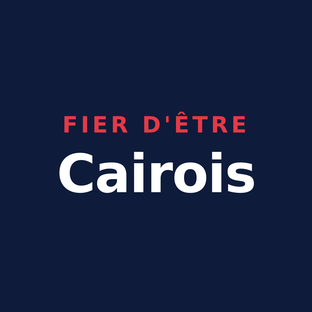 T-shirt « Fier d'être Cairois » — design pour Le Caire