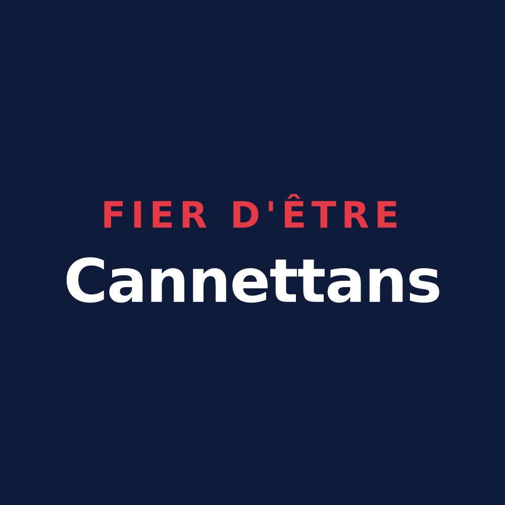 T-shirt « Fier d'être Cannettans » — design pour Le Cannet