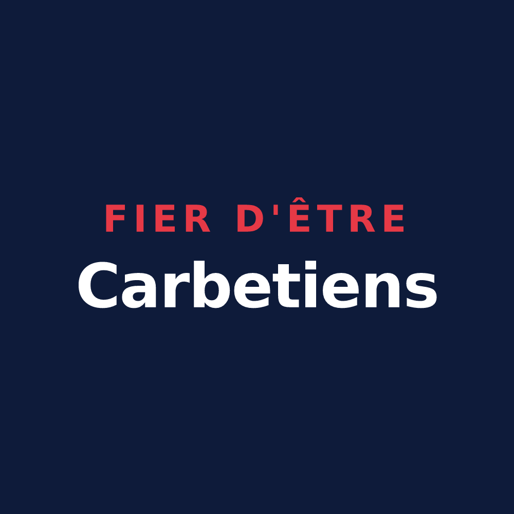 T-shirt « Fier d'être Carbetiens » — design pour Le Carbet