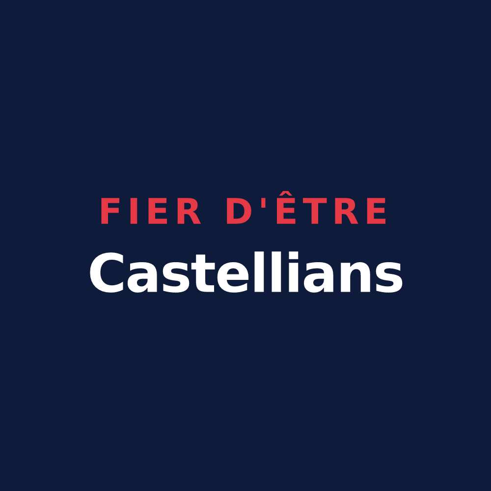 T-shirt « Fier d'être Castellians » — design pour Le Castellet