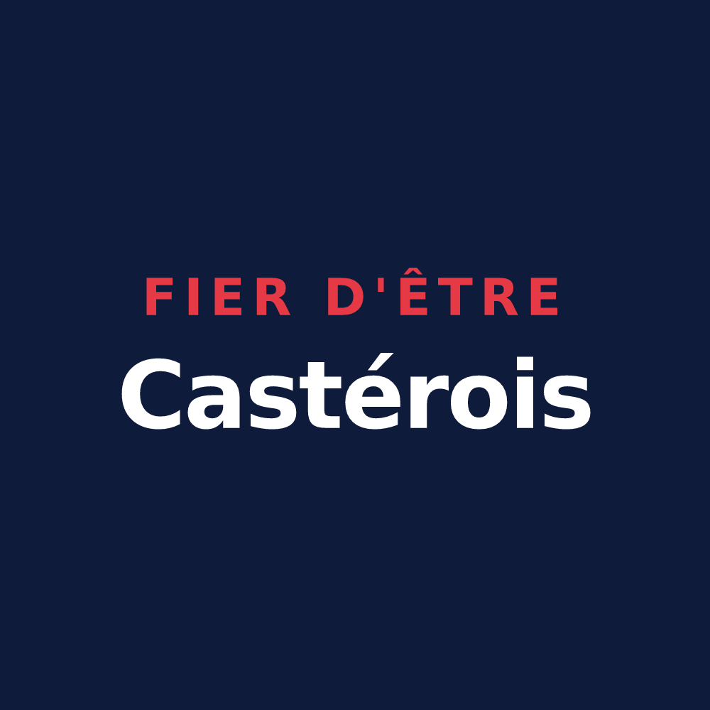 T-shirt « Fier d'être Castérois » — design pour Le Castéra