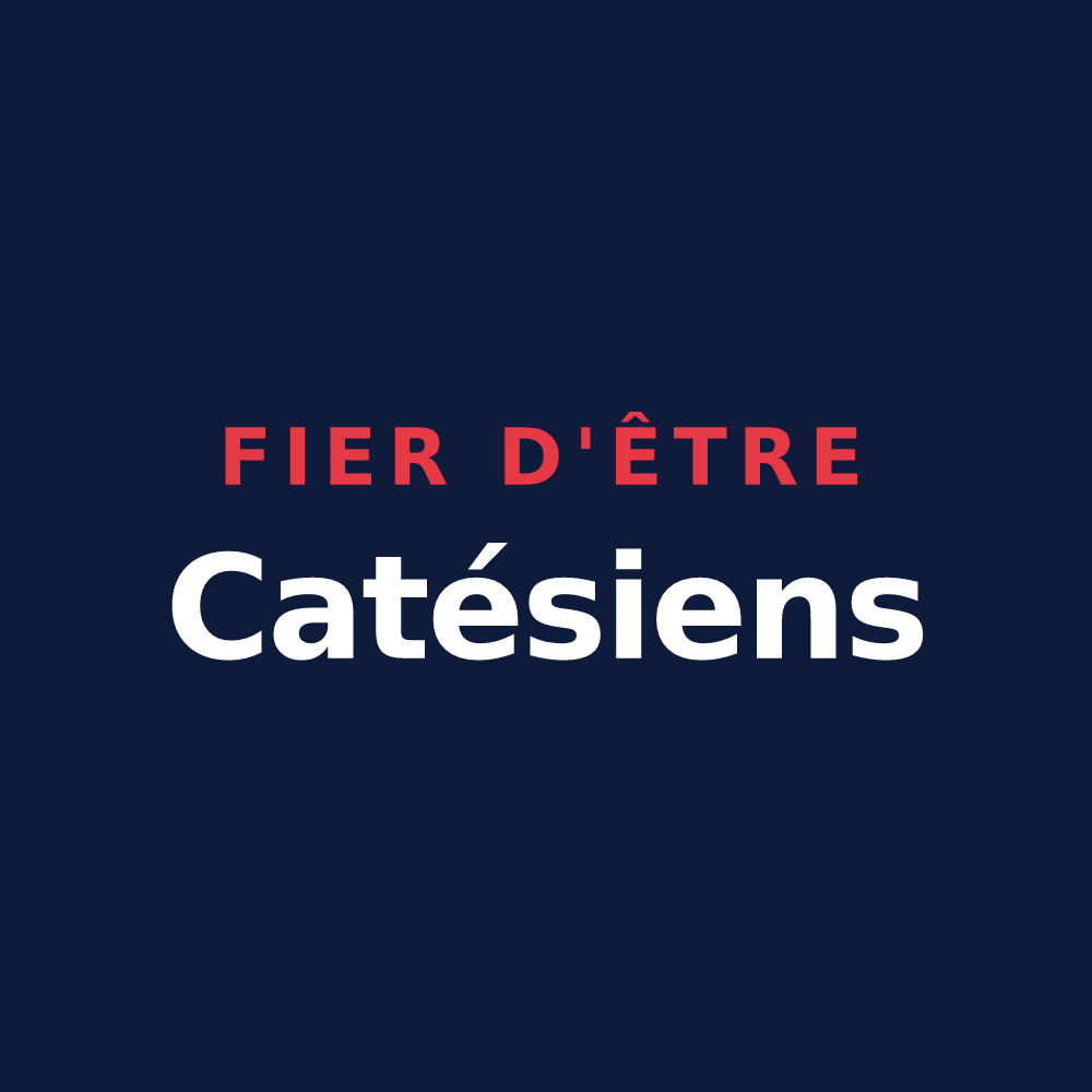 T-shirt « Fier d'être Catésiens » — design pour Le Cateau-Cambrésis