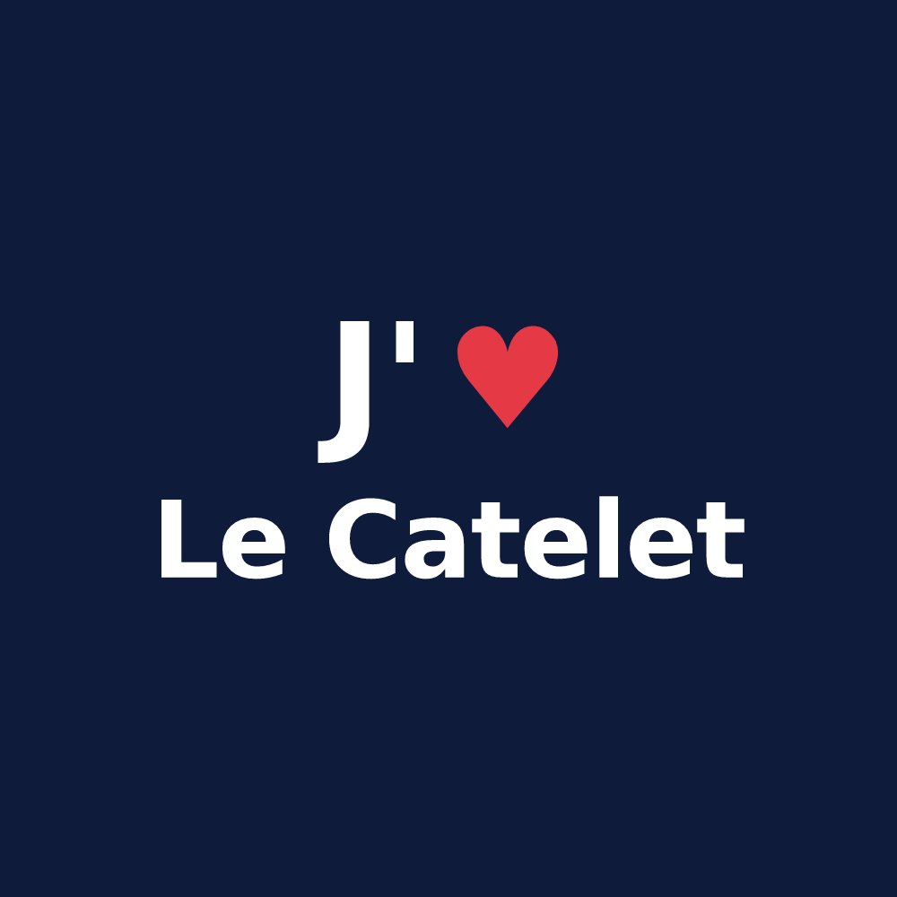 T-shirt personnalisé Le Catelet — design J'aime Le Catelet