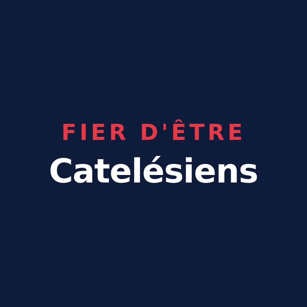 T-shirt « Fier d'être Catelésiens » — design pour Le Catelet