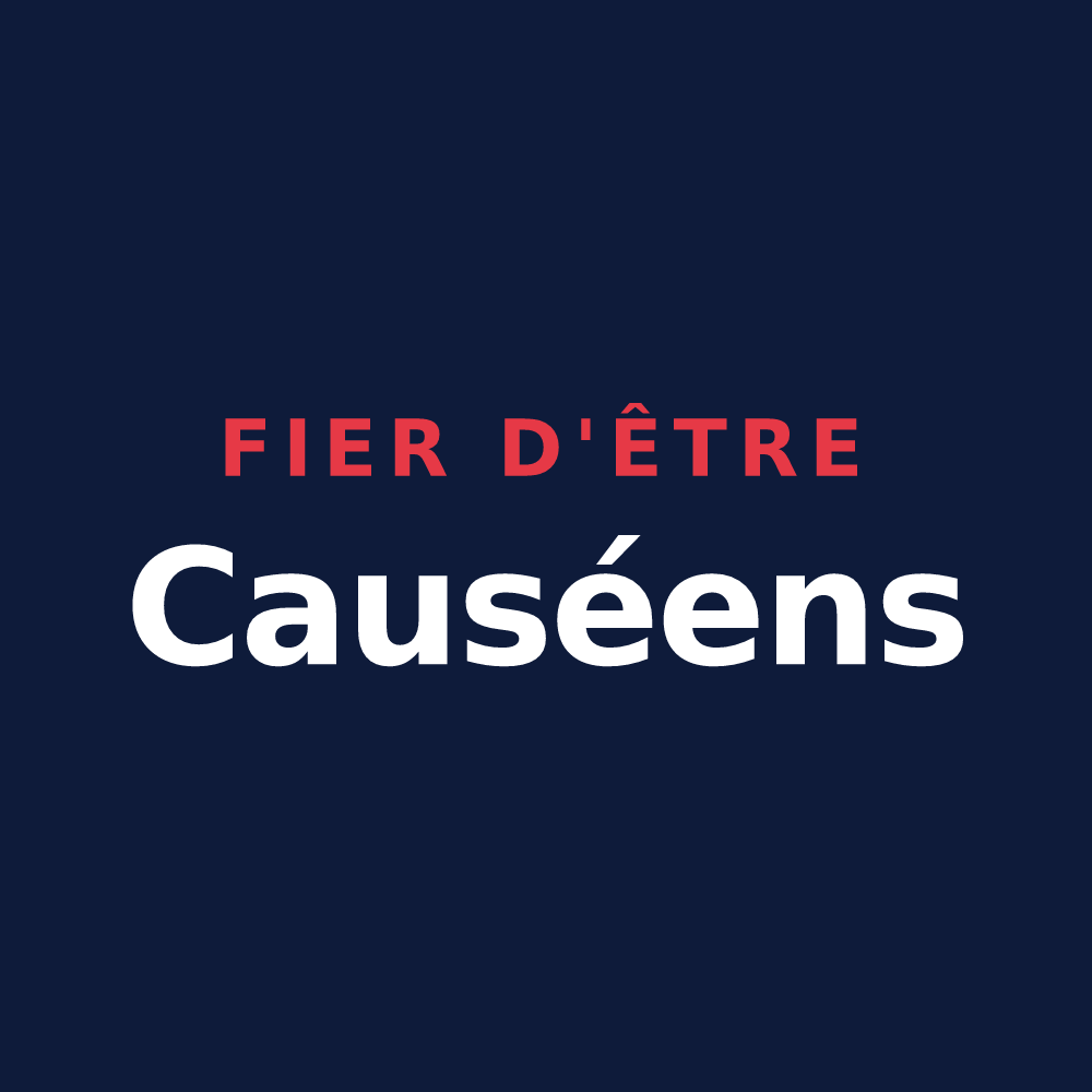 T-shirt « Fier d'être Causéens » — design pour Le Causé