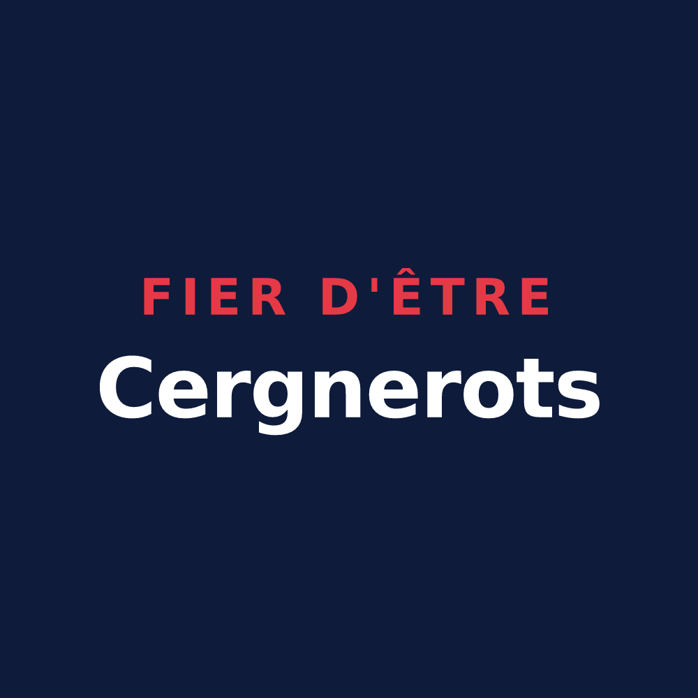T-shirt « Fier d'être Cergnerots » — design pour Le Cergne