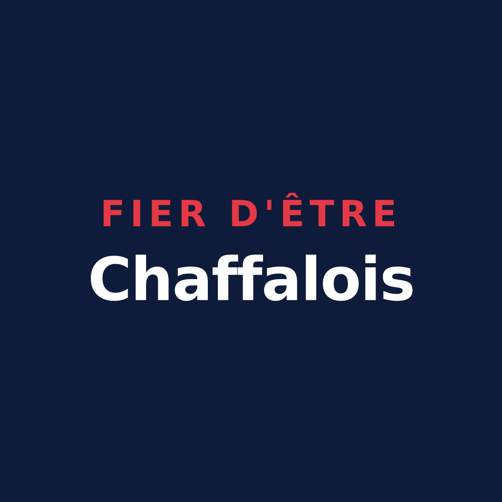 T-shirt « Fier d'être Chaffalois » — design pour Le Chaffal