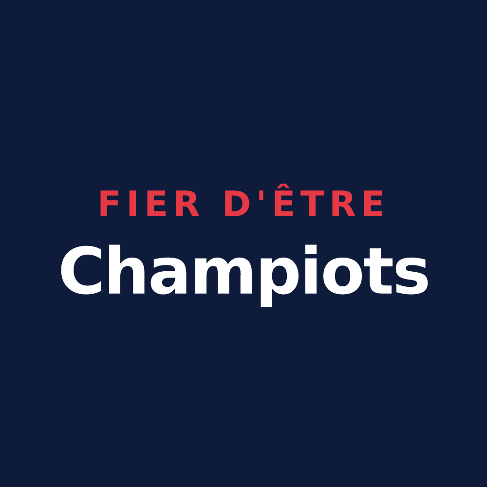 T-shirt « Fier d'être Champiots » — design pour Le Champ-près-Froges