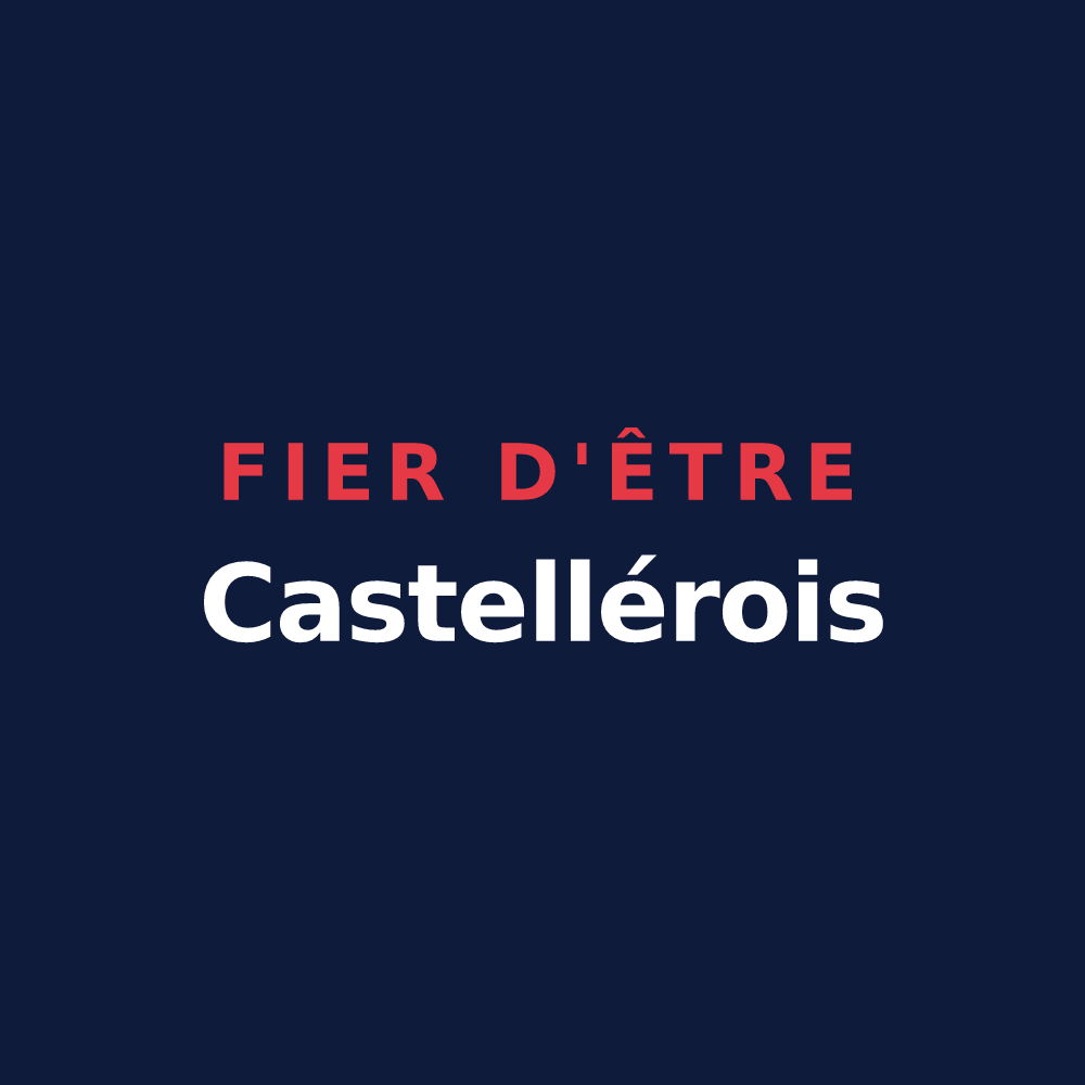 T-shirt « Fier d'être Castellérois » — design pour Le Châtellier