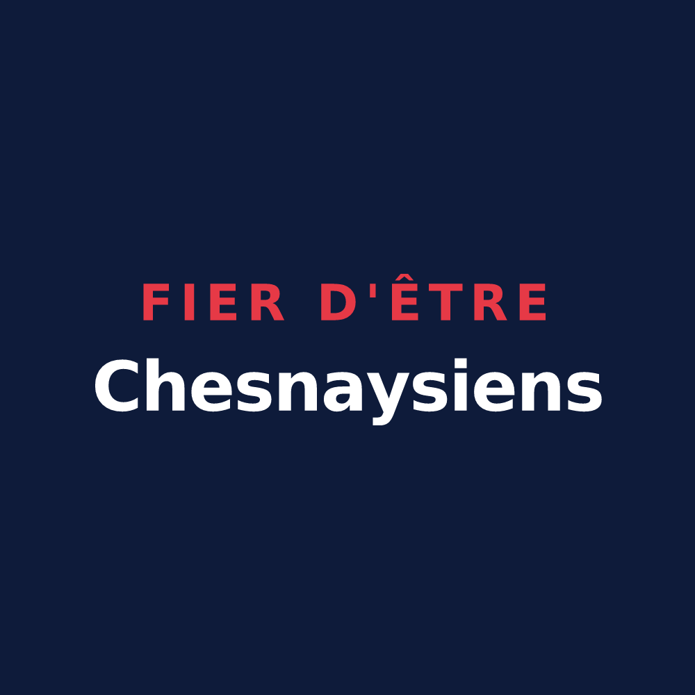 T-shirt « Fier d'être Chesnaysiens » — design pour Le Chesnay-Rocquencourt