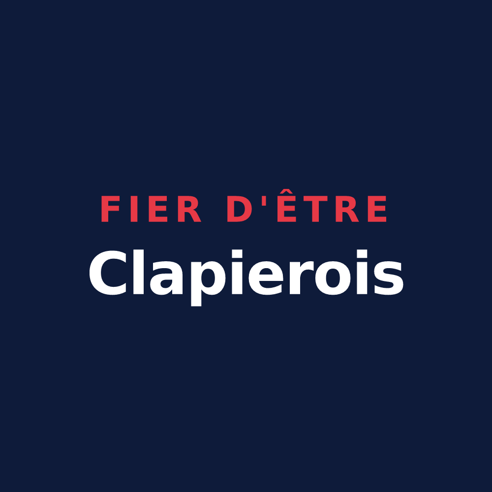 T-shirt « Fier d'être Clapierois » — design pour Le Clapier