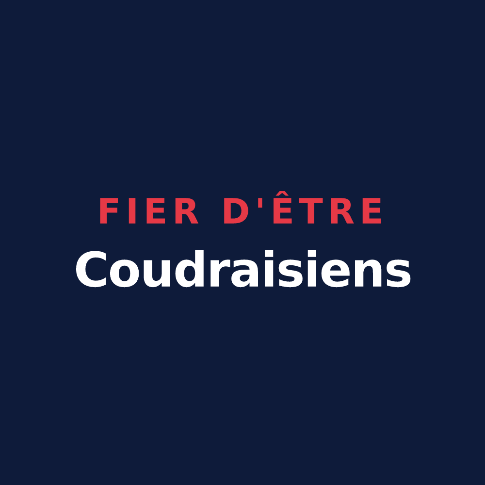 T-shirt « Fier d'être Coudraisiens » — design pour Le Coudray-Macouard