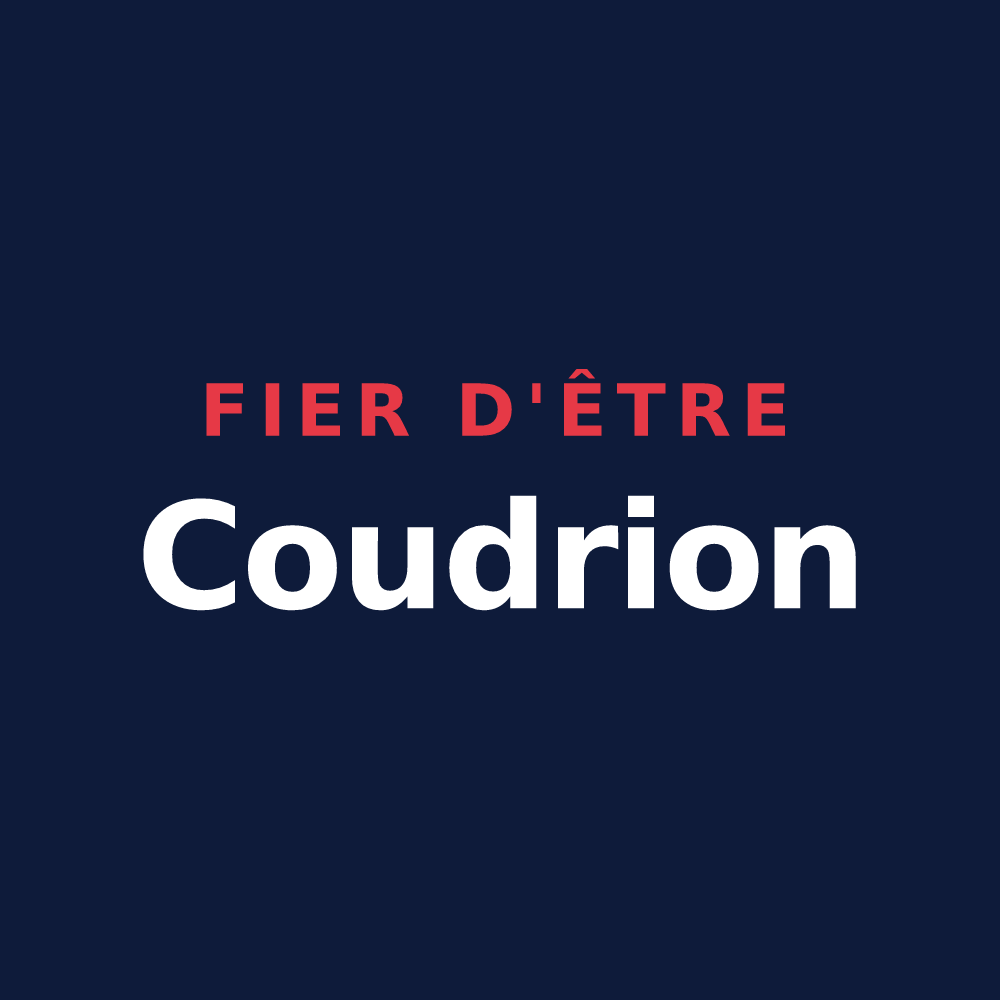 T-shirt « Fier d'être Coudrion » — design pour Le Coudray