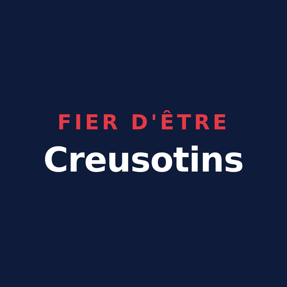 T-shirt « Fier d'être Creusotins » — design pour Le Creusot