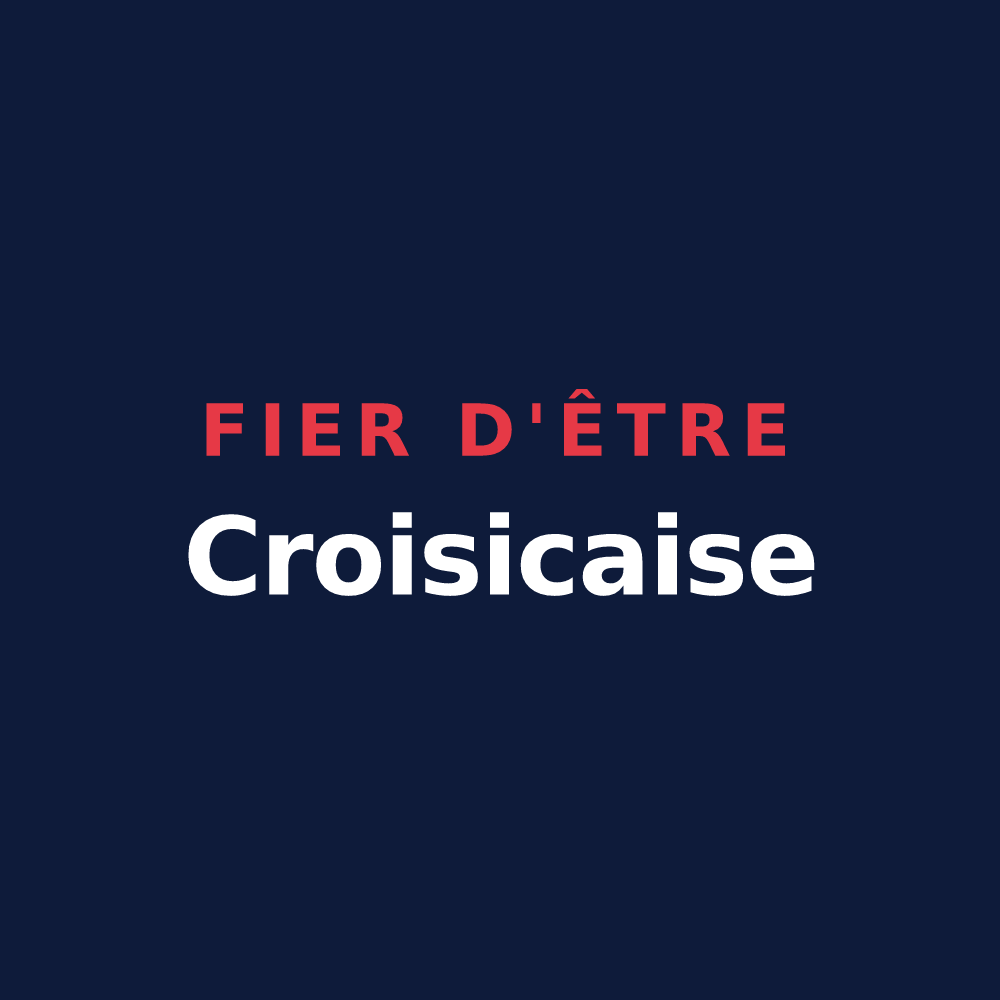 T-shirt « Fier d'être Croisicaise » — design pour Le Croisic