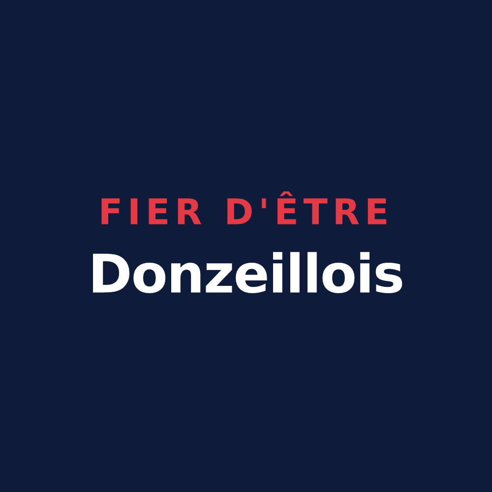 T-shirt « Fier d'être Donzeillois » — design pour Le Donzeil