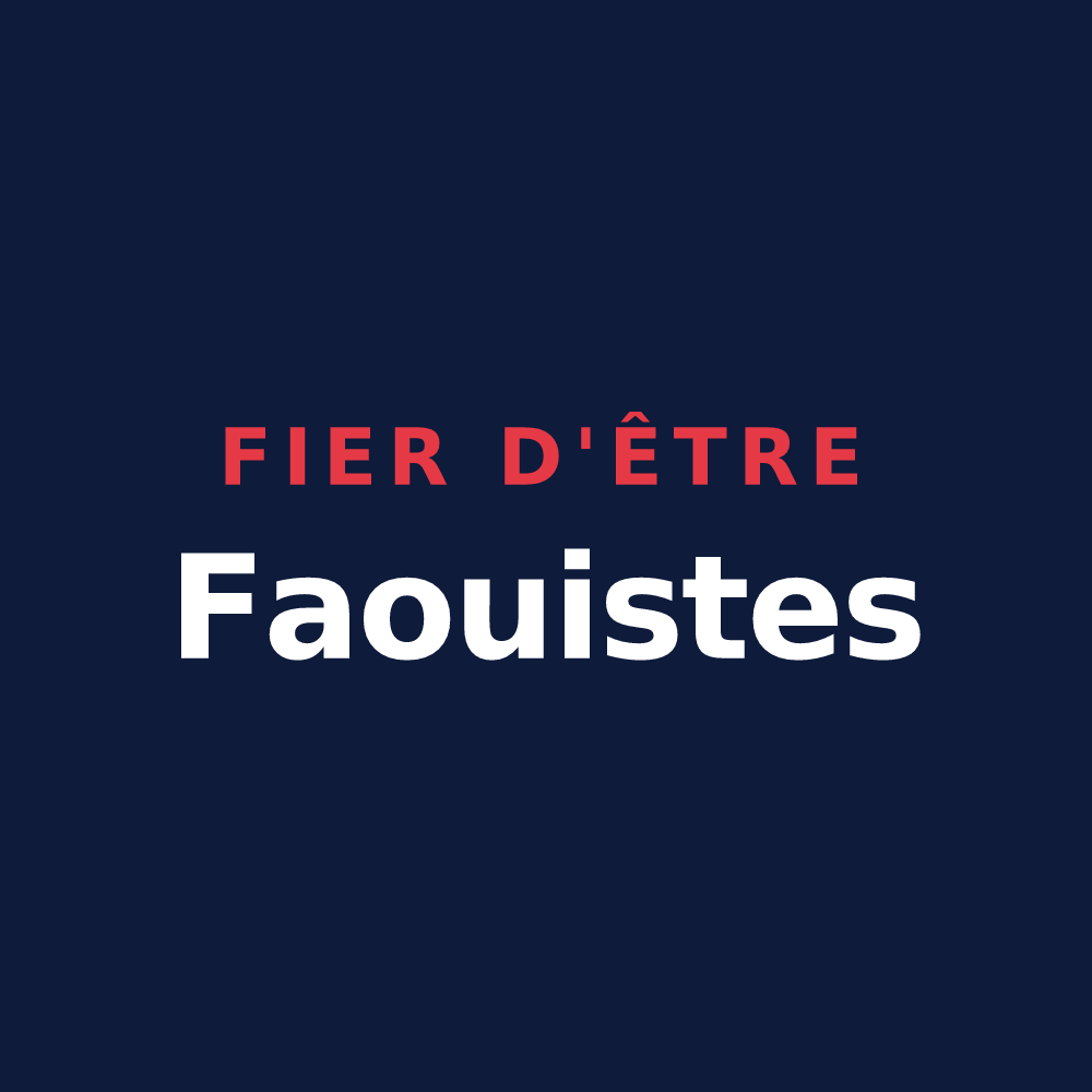 T-shirt « Fier d'être Faouistes » — design pour Le Faou