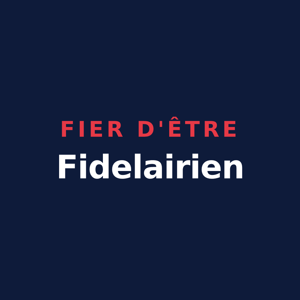 T-shirt « Fier d'être Fidelairien » — design pour Le Fidelaire