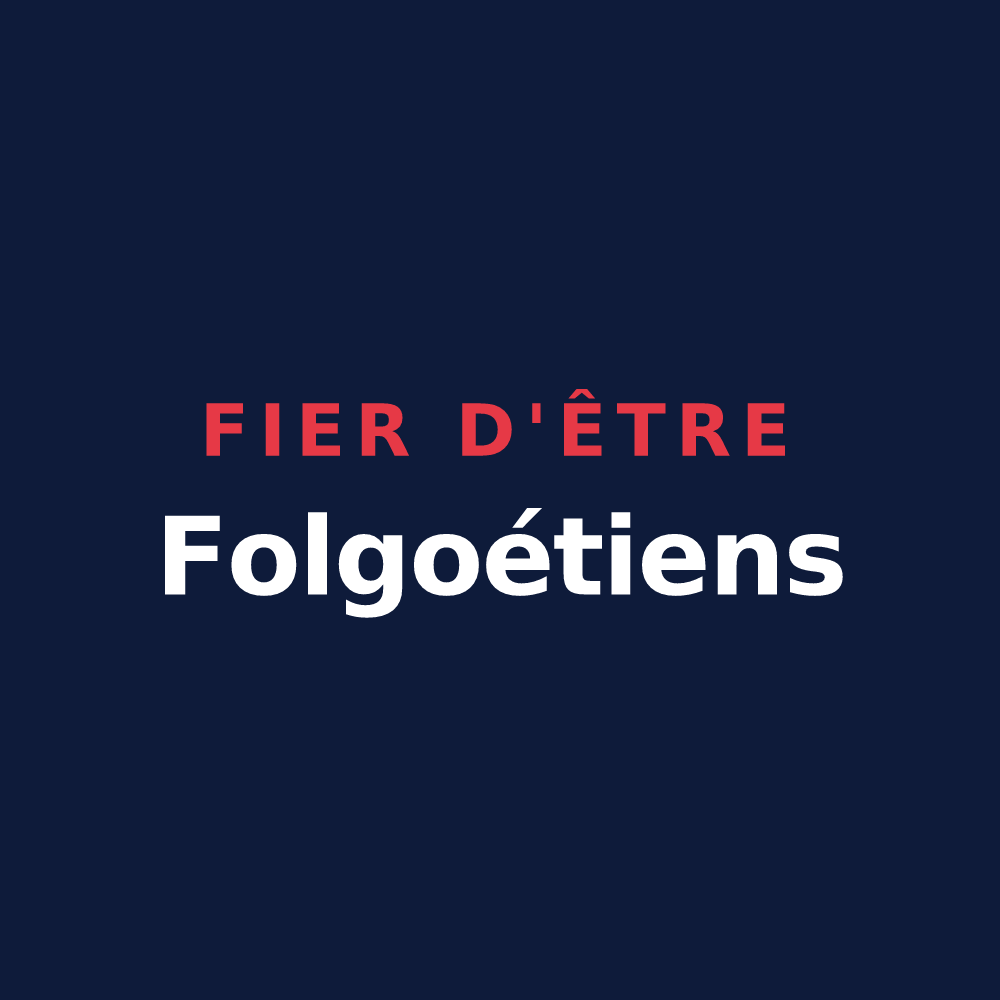 T-shirt « Fier d'être Folgoétiens » — design pour Le Folgoët