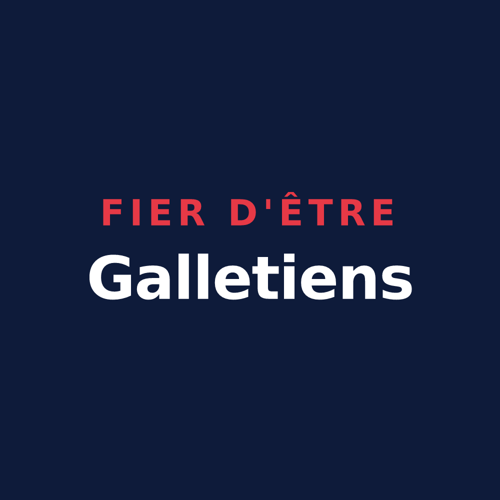 T-shirt « Fier d'être Galletiens » — design pour Le Gallet