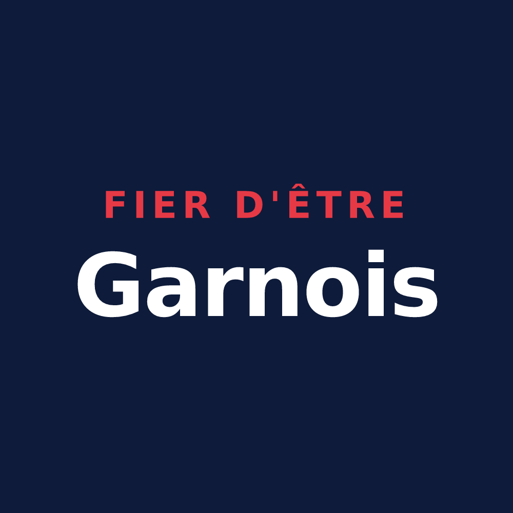 T-shirt « Fier d'être Garnois » — design pour Le Garn