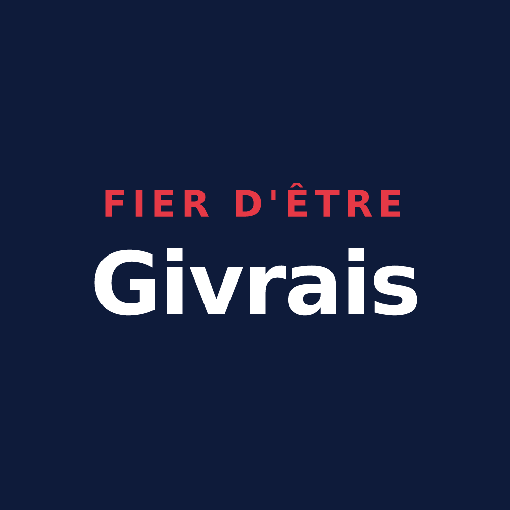 T-shirt « Fier d'être Givrais » — design pour Le Givre