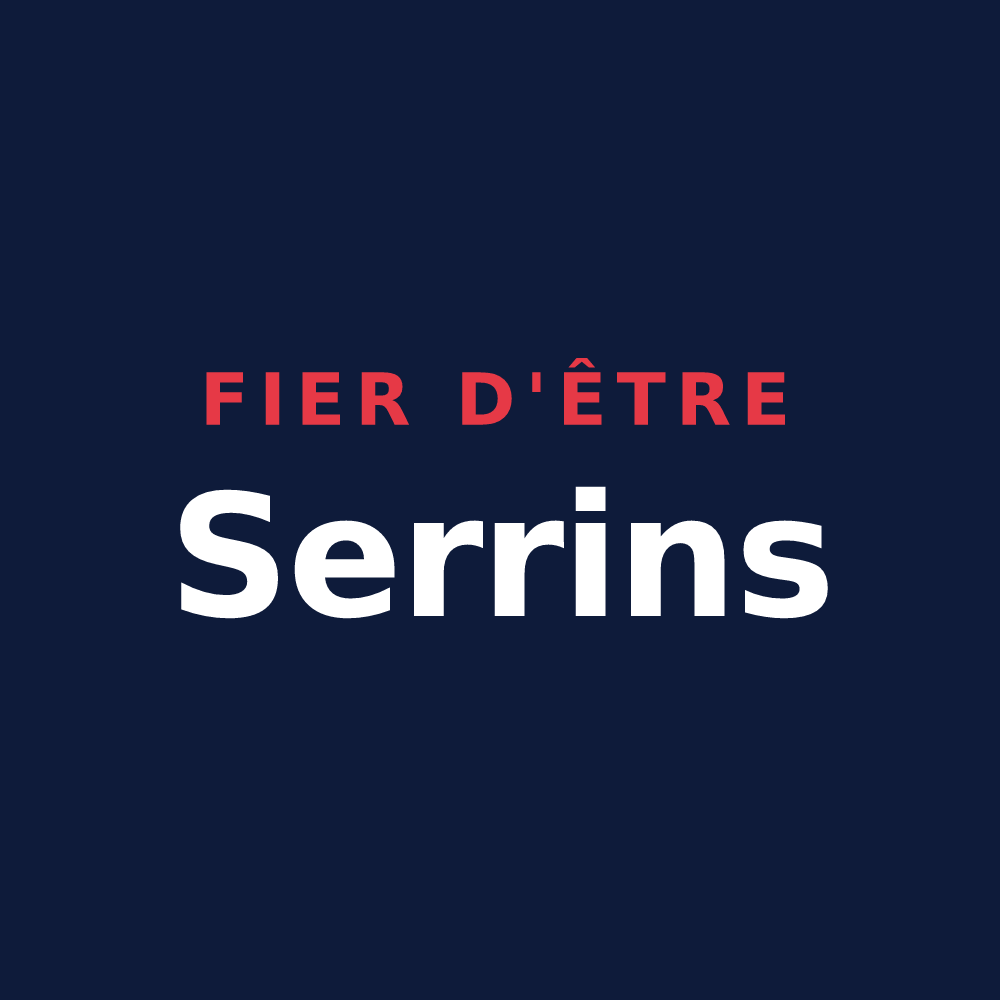 T-shirt « Fier d'être Serrins » — design pour Le Grand-Serre