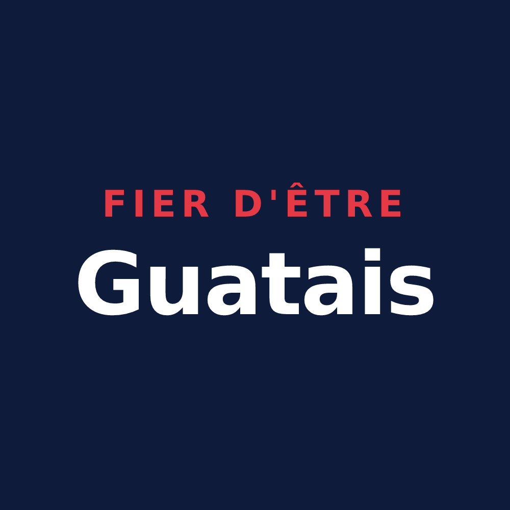 T-shirt « Fier d'être Guatais » — design pour Le Gua