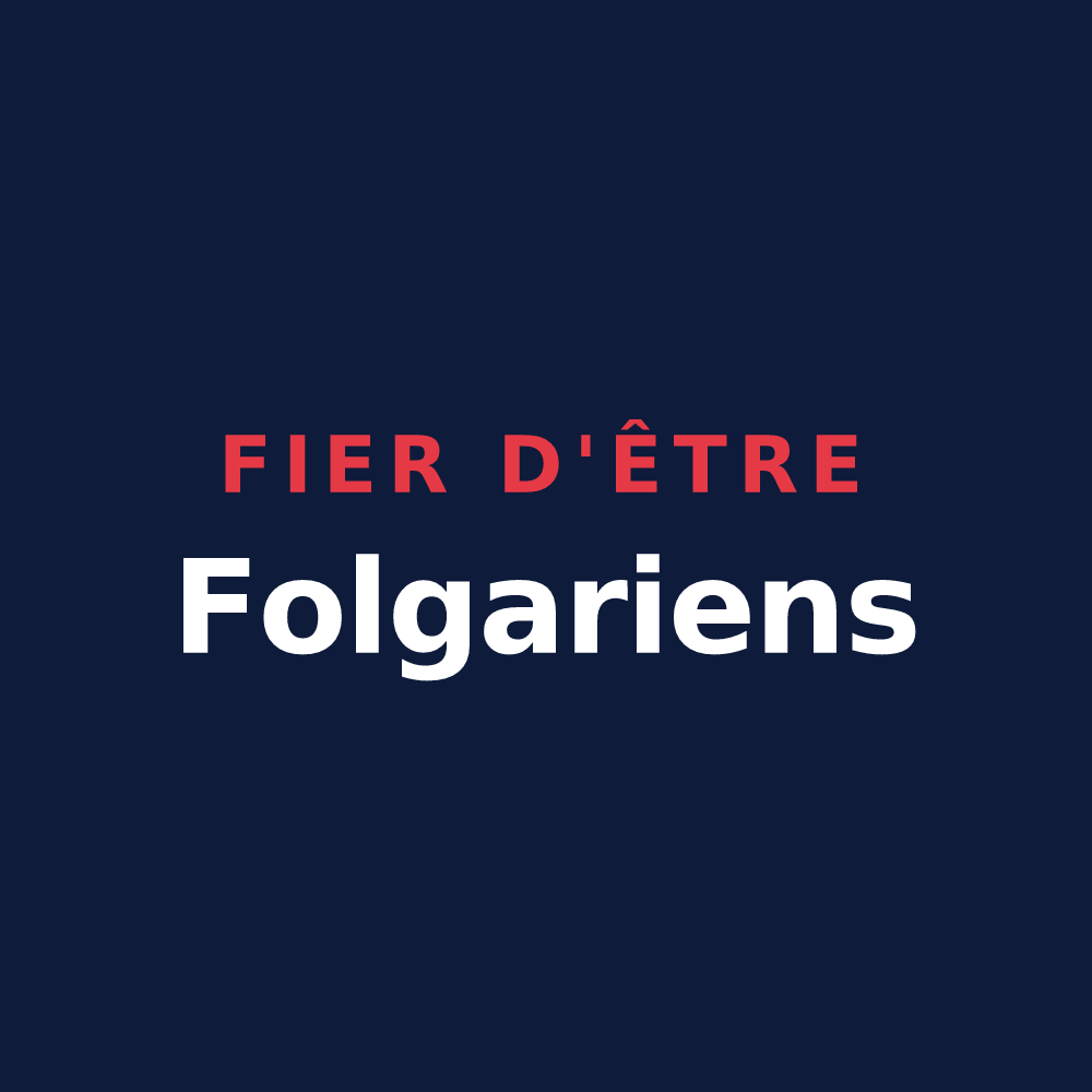 T-shirt « Fier d'être Folgariens » — design pour Le Houga