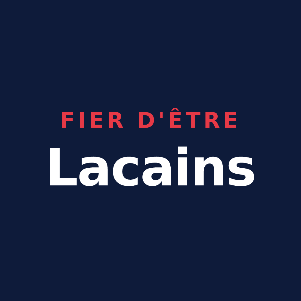 T-shirt « Fier d'être Lacains » — design pour Le Lac-d'Issarlès