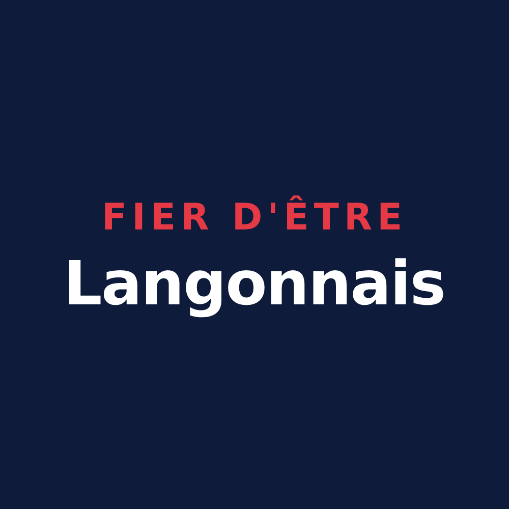 T-shirt « Fier d'être Langonnais » — design pour Le Langon