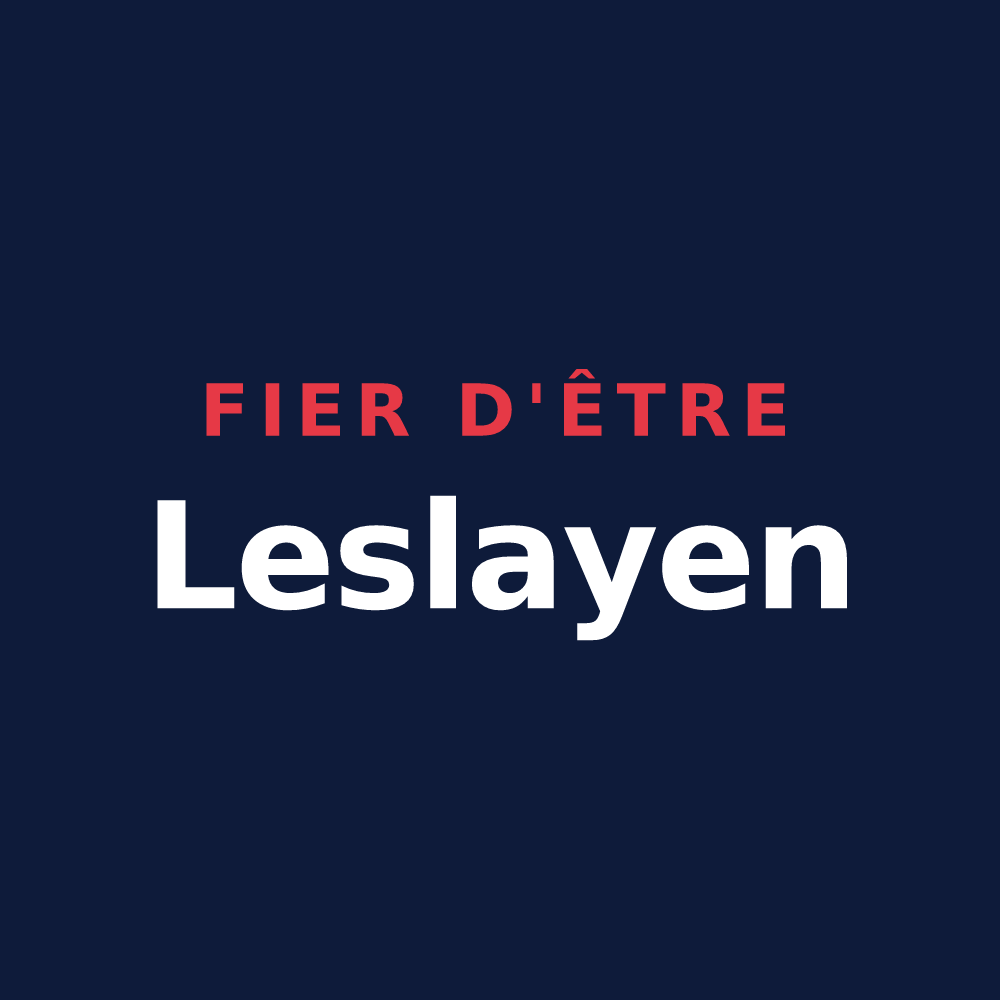 T-shirt « Fier d'être Leslayen » — design pour Le Leslay