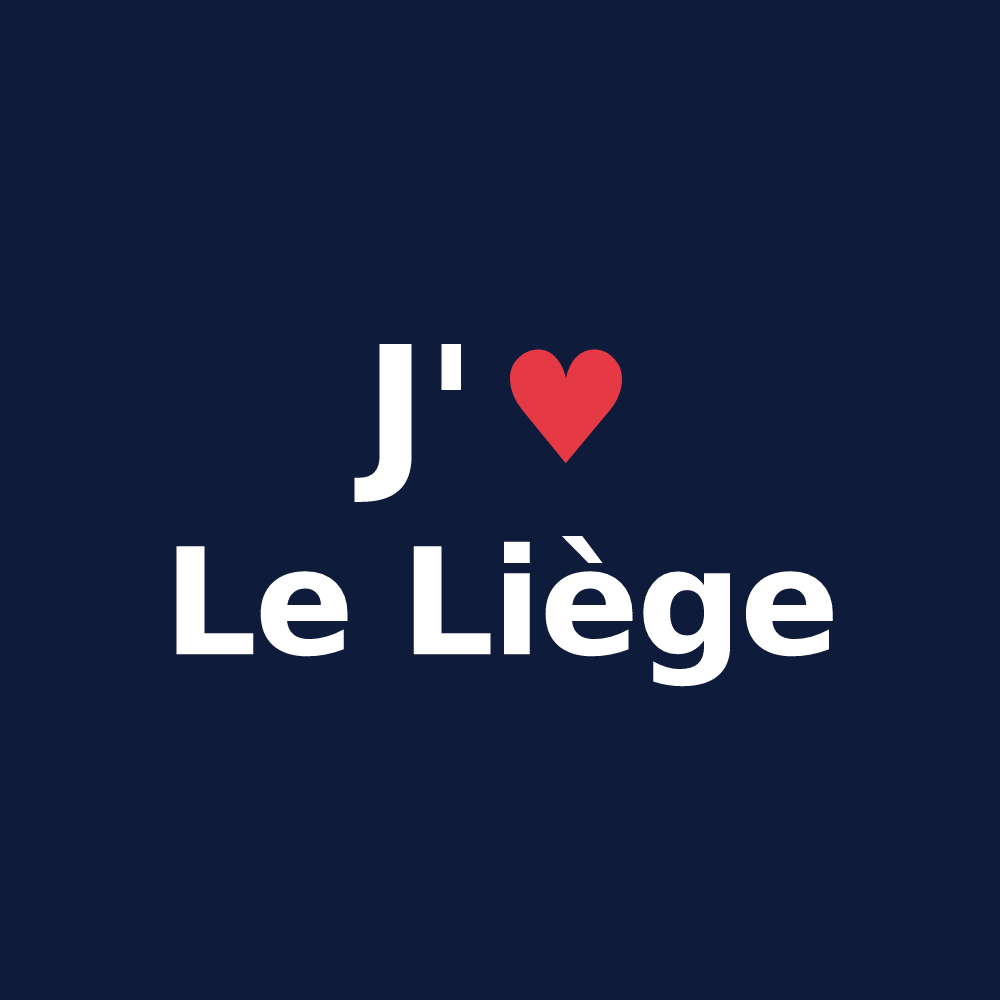 T-shirt personnalisé Le Liège — design J'aime Le Liège