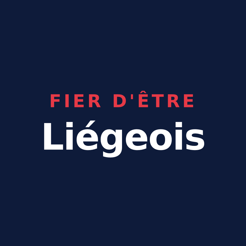 T-shirt « Fier d'être Liégeois » — design pour Le Liège